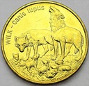 2 zł, złote 1999 Wilk Wilki