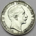 Niemcy 3 Marki Drei Mark 1909 A. Prusy