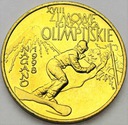 2 zł złote 1998 Nagano Zimowe Igrzyska Olimpijskie