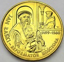2 zł, złote 1999 Jan Łaski Reformator Kościoła