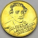 2 zł, złote 1999 Juliusz Słowacki