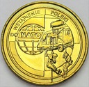 2 zł, złote 1999 Wstąpienie Polski do NATO