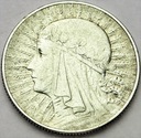 5 zł złotych 1933 Głowa kobiety, Polonia SREBRO