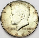 USA 1/2 Half dolara 1964 Kennedy SREBRO