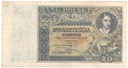 1931 20 zł dwadzieścia złotych, Seria DK