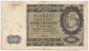 1940 500 zł Pięćset Złotych seria A Góral
