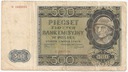 1940 500 zł Pięćset Złotych seria B Góral