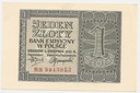 1941 1 zł Jeden Złoty, seria BB 9943853