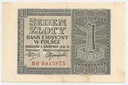 1941 1 zł Jeden Złoty, seria BB 9943875