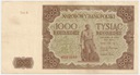 1947 1000 zł Tysiąc złotych Ser. K 0203091