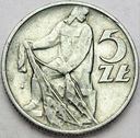 5 zł, pięć złotych z Rybakiem 1958 Rybak