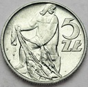 5 zł, pięć złotych z Rybakiem 1959 Rybak