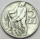 5 zł, pięć złotych z Rybakiem 1960 Rybak