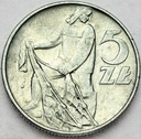 5 zł, pięć złotych z Rybakiem 1974 Rybak