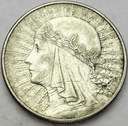 10 zł złotych 1932 Głowa kobiety, Polonia SREBRO