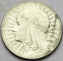 5 zł złotych 1934 Głowa kobiety, Polonia SREBRO