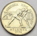 2 zł, złote 1995, Atlanta Zapasy