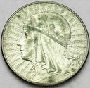 5 zł złotych 1933 Głowa kobiety, Polonia SREBRO
