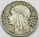 10 zł złotych 1932 Głowa kobiety, Polonia SREBRO