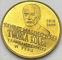 2 zł, złote 1999 Ernest Malinowski Peru