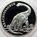 Dinosauria Brachiosaurus Brachiozaur SREBRO Ag 925