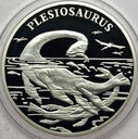 Dinosauria Plesiosaurus Plezjozaur SREBRO Ag 925