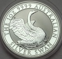Australia 1 Dolar 2020 Srebrny Łabędź SREBRO UNCJA