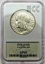 10 zł złotych 1932 Głowa kobiety, babka SREBRO (2)