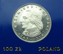 100 zł złotych 1976 Kazimierz Pułaski SREBRO