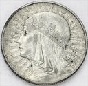 5 zł złotych 1934 Głowa kobiety, Polonia SREBRO