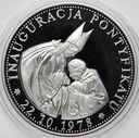 Jan Paweł II Inauguracja Pontyfikatu SREBRO