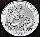 Anglia 2 Funty 2019 Britannia SREBRO UNCJA