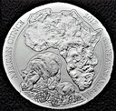 Rwanda 50 Mirongo 2017 Hipopotam SREBRO UNCJA