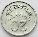 20 gr groszy 1985 ODWROTKA