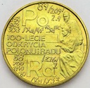 2 zł złote 1998 Skłodowska Polon i rad