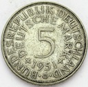 Niemcy 5 marek 1951