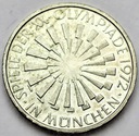 Niemcy 10 Marek Mark 1972 Olimpiada Monachium