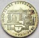 Niemcy 10 Marek SREBRO 1993 Poczdam 1000 lat