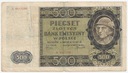 1940 500 zł Pięćset Złotych seria A Góral
