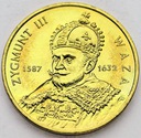 2 zł złote 1998 Zygmunt III Waza