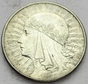 10 zł złotych 1932 Głowa kobiety Polonia SREBRO